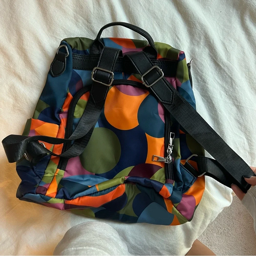 Colorful Geometric Backpack - Picture 4 of 5